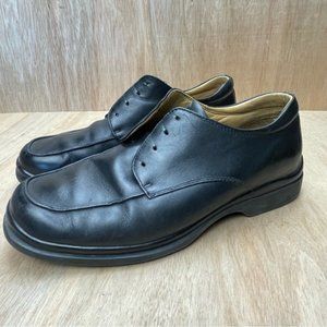 FLORSHEIM Black Leather Mens Dress Shoes Oxfords Size 11M Lace Up